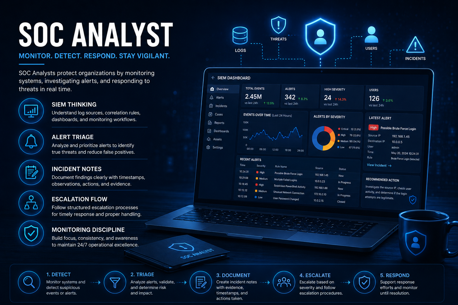 Soc Course Security Operations Center Course in India | Hackify Cybertech